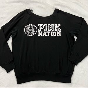 PINK Victoria’s secret Crew Neck Pullover Sweater Sweatshirt